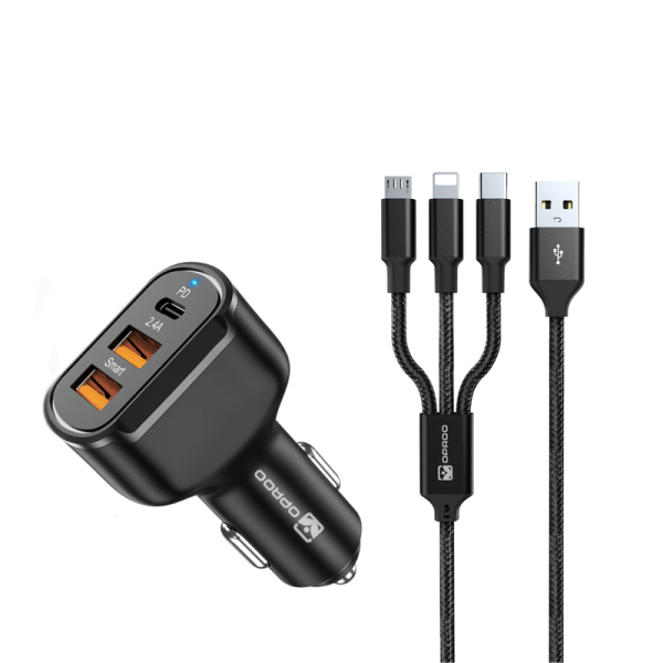 PHONE ACCESORIES/Car chargers with cable set